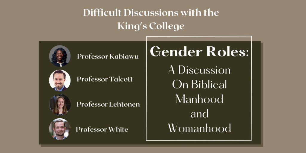 Gender Roles: A Discussion on Biblical Manhood and&nbsp;Womanhood